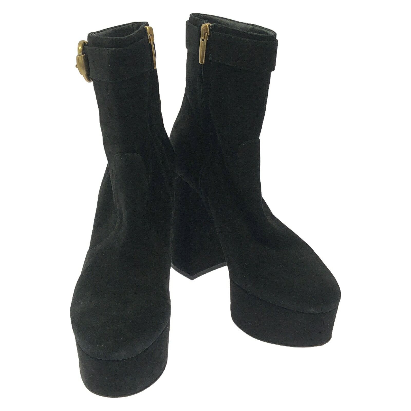 Other Gianvito Rossi Boots Suede Boots Suede Shoes in Black, Women's