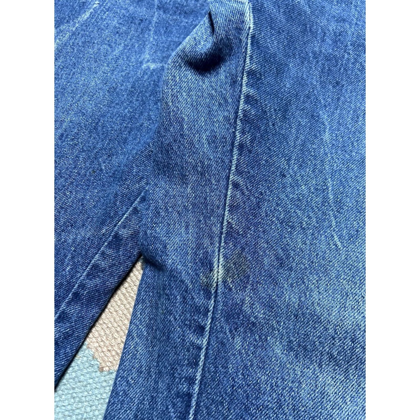 Denime VINTAGE Rustler Jeans Bootcut Denim USA 30x29 Men's Blue 80s Size US 30 / EU 46 - 4 Thumbnail