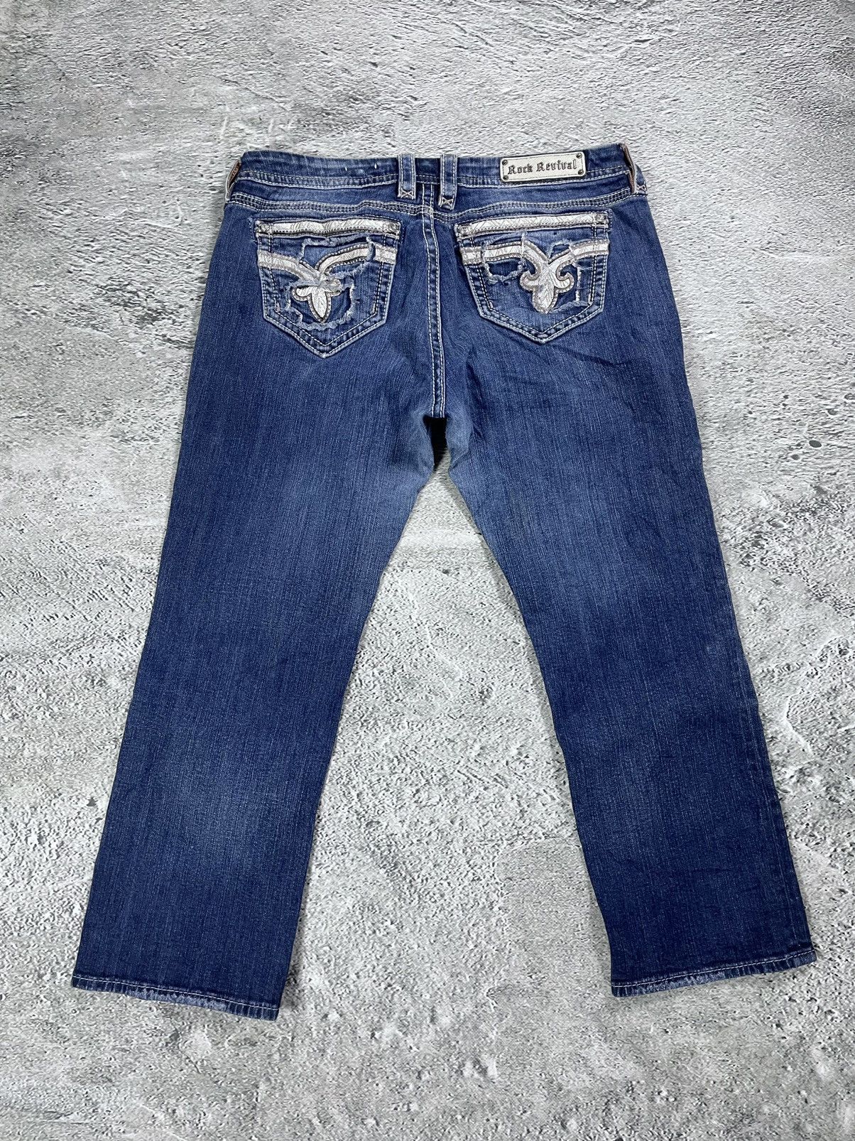 Rock Revival Rock Revival Nancy vintage blue jeans Y2K Size US 34 / EU 50 - 1 Thumbnail