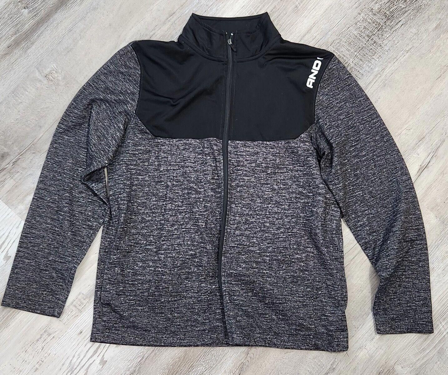 JW Anderson And1 Jacket Grey Mens Large Heathered Zip Up Sweatshirt Size US L / EU 52-54 / 3 - 1 Thumbnail