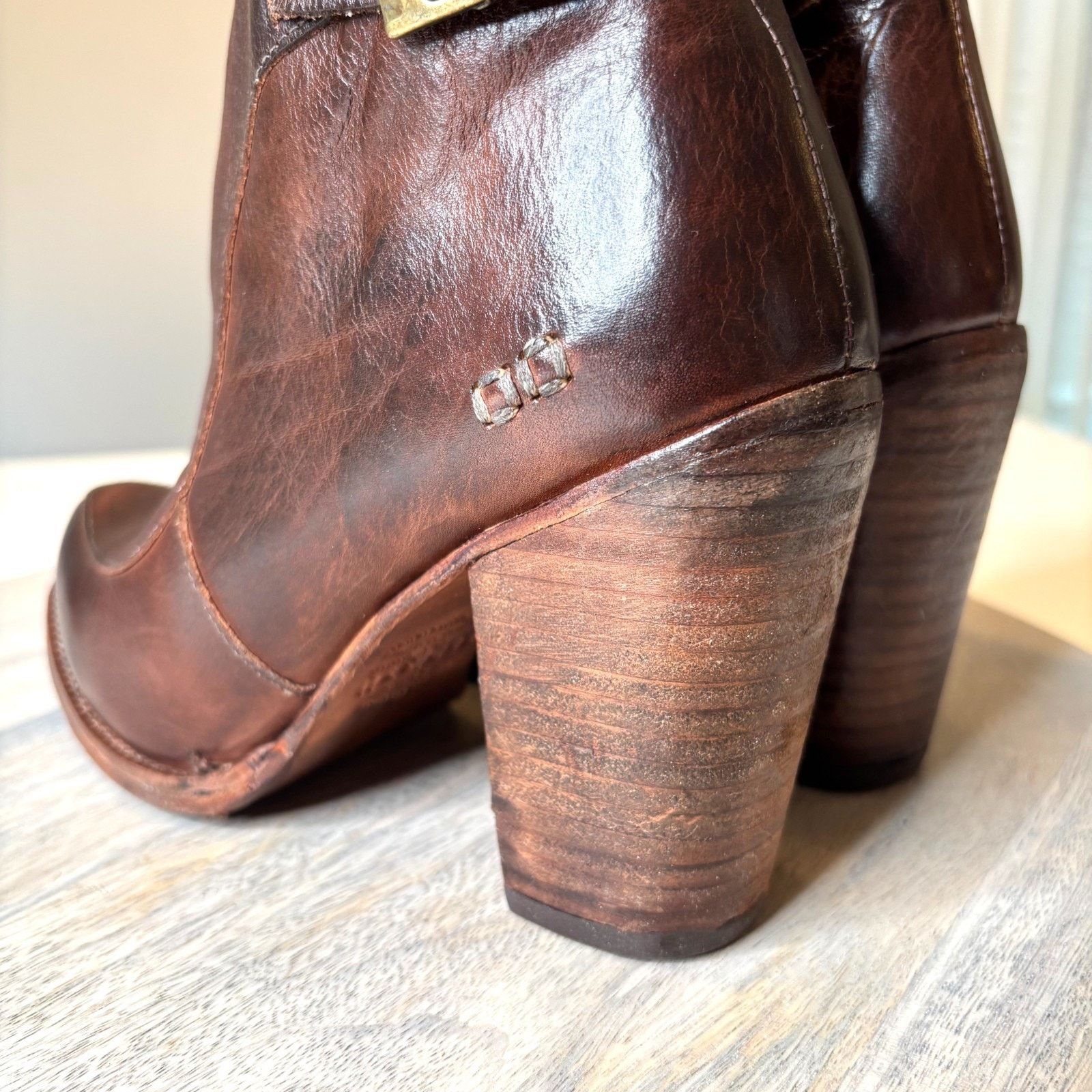 Bed Stu Bed Stu Isla Cobbler Leather Ankle Boots Women’s 8.5 Rustic Size US 8.5 / IT 38.5 - 6 Thumbnail