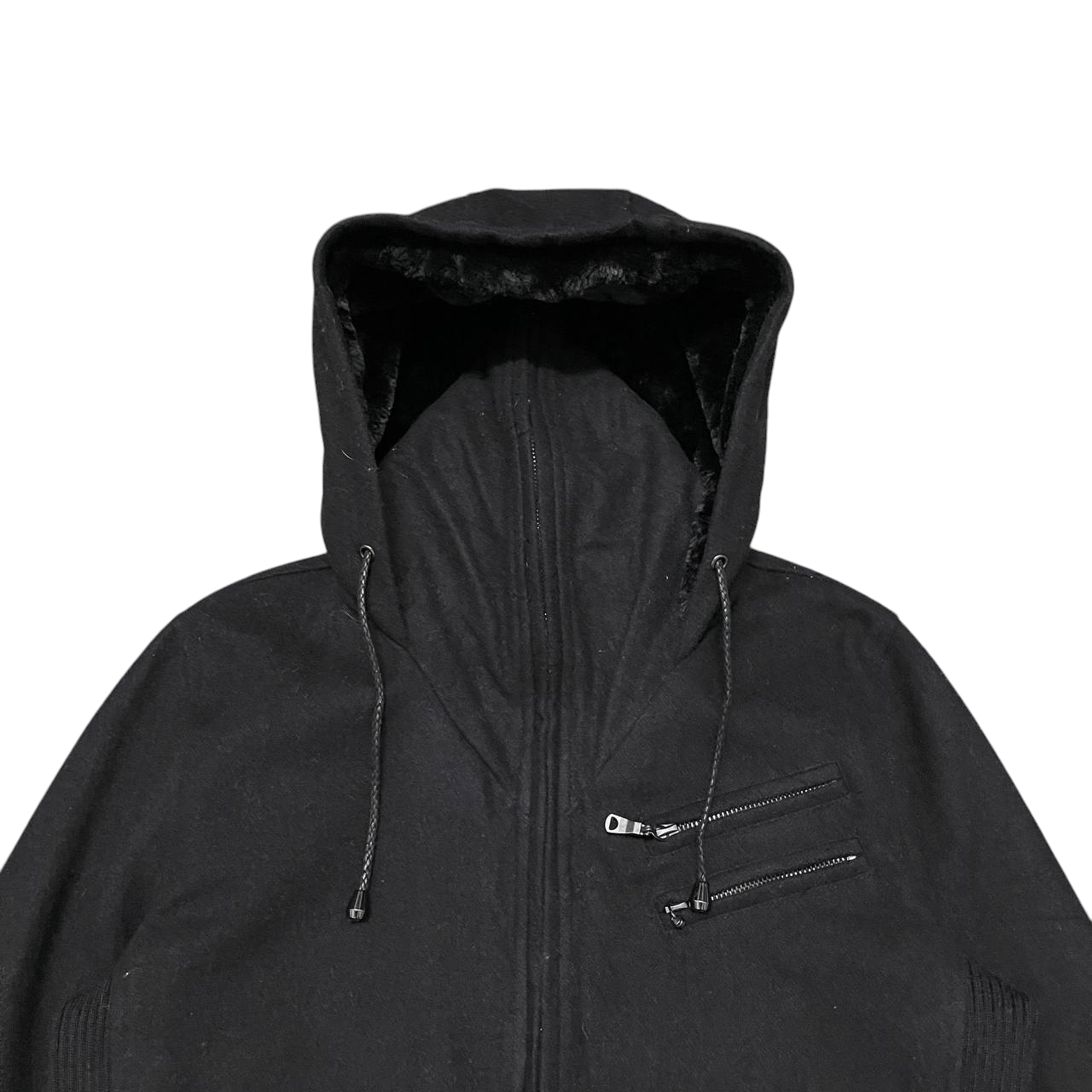 semanticdesign Semantic Design Wool Hooded Jacket Size US S / EU 44-46 / 1 - 2 Thumbnail