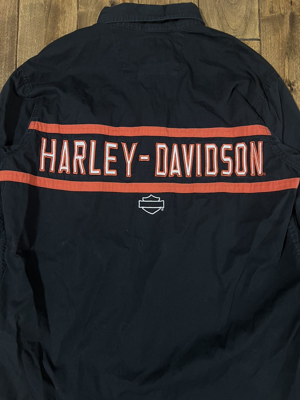 Harley Davidson × Vintage Vintage Harley Davidson Button up Shirt Size US S / EU 44-46 / 1 - 9 Thumbnail