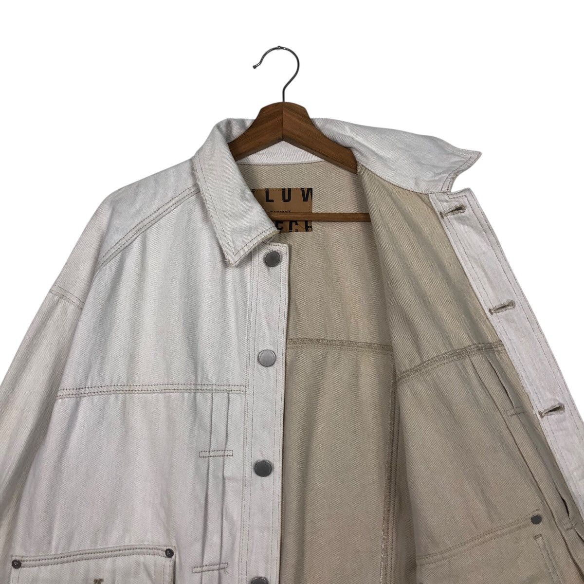 Issey Miyake 📌Vintage Denim Chore Jacket Pageboy Patchwork Design Size US M / EU 48-50 / 2 - 14 Thumbnail