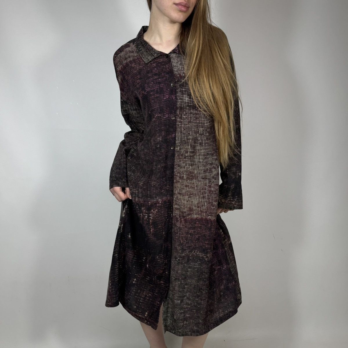 OSKA OSKA Python Snake Abstract Print Luxury Style Midi Dress Size M / US 6-8 / IT 42-44 - 4 Thumbnail
