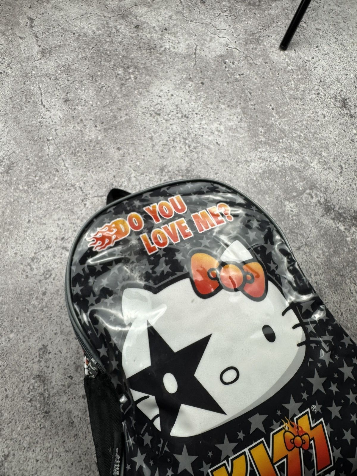 Japanese Brand VINTAGE SANRIO HELLO KITTY 2000s KISS PRINT MINI BACKPACK Size ONE SIZE - 9 Thumbnail