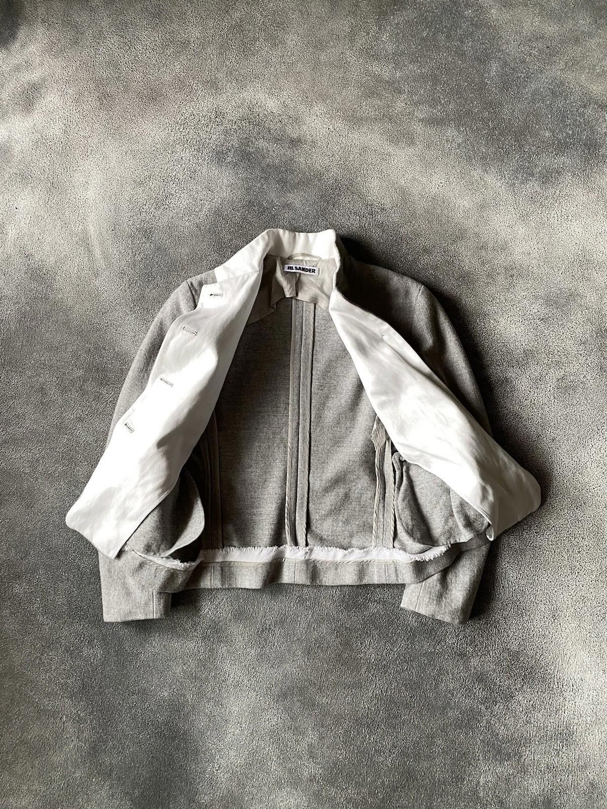 Jil Sander 2000`s Jil Sander By Raf Simons Wool Tailored Blazer Jacket Size XS / US 0-2 / IT 36-38 - 7 Thumbnail