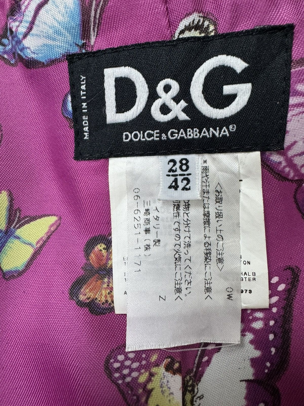 Dolce & Gabbana Dolce & Gabbana Polka Dots Butterfly Trench Coat Size XS / US 0-2 / IT 36-38 - 15 Thumbnail