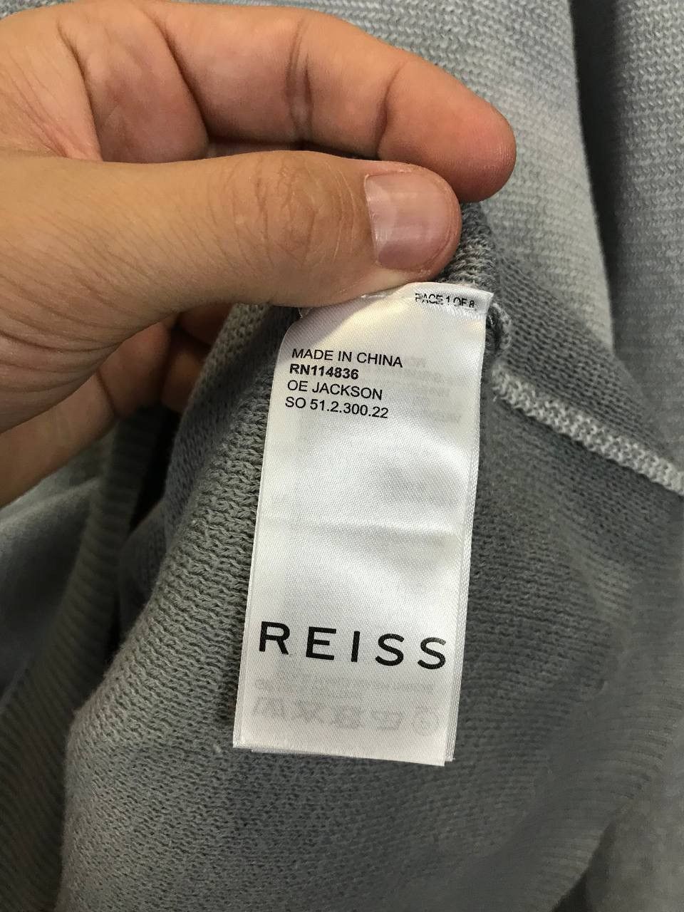 Designer Reiss designer 1/3 zip sweatshirt Size US L / EU 52-54 / 3 - 5 Thumbnail