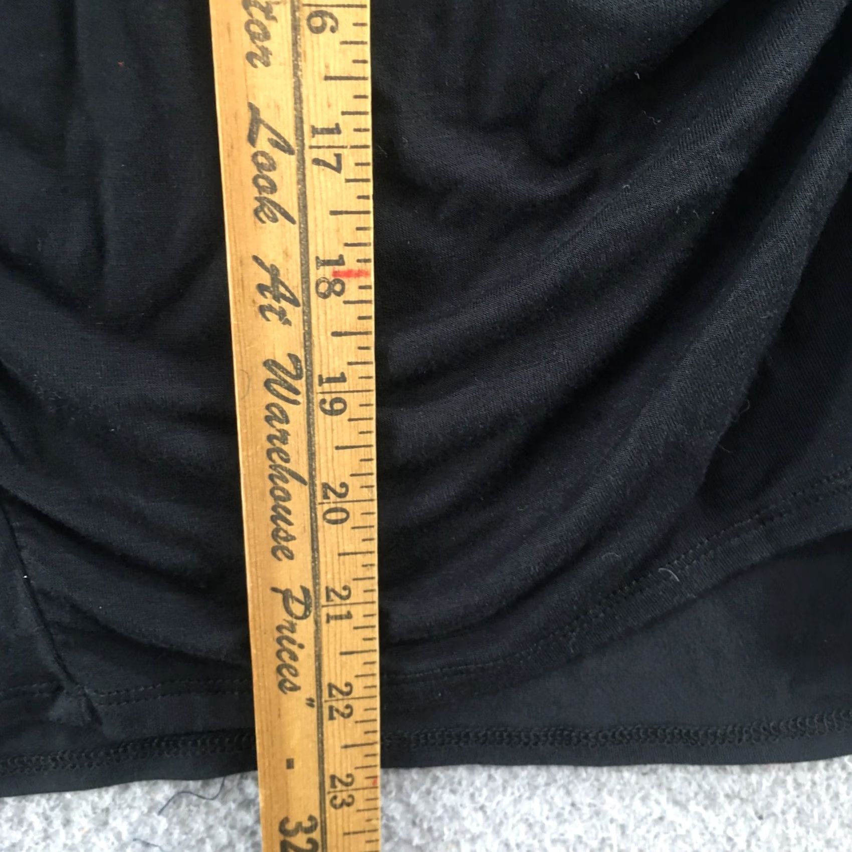Vintage Maurices Asymmetrical Midi Skirt Womens XS Solid Rayon Blend Black Casual NEW Size 26" / US 2 / IT 38 - 5 Thumbnail