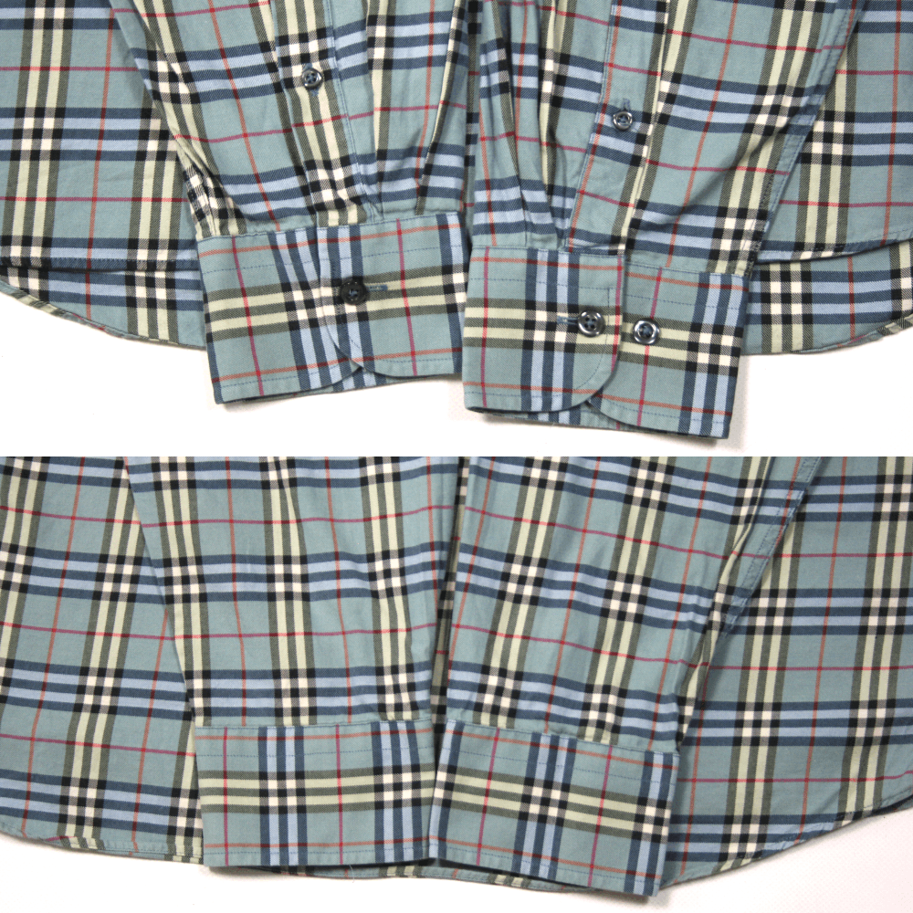 Burberry 00S Blue Nova Check Shirt Vintage Size US L / EU 52-54 / 3 - 7 Thumbnail