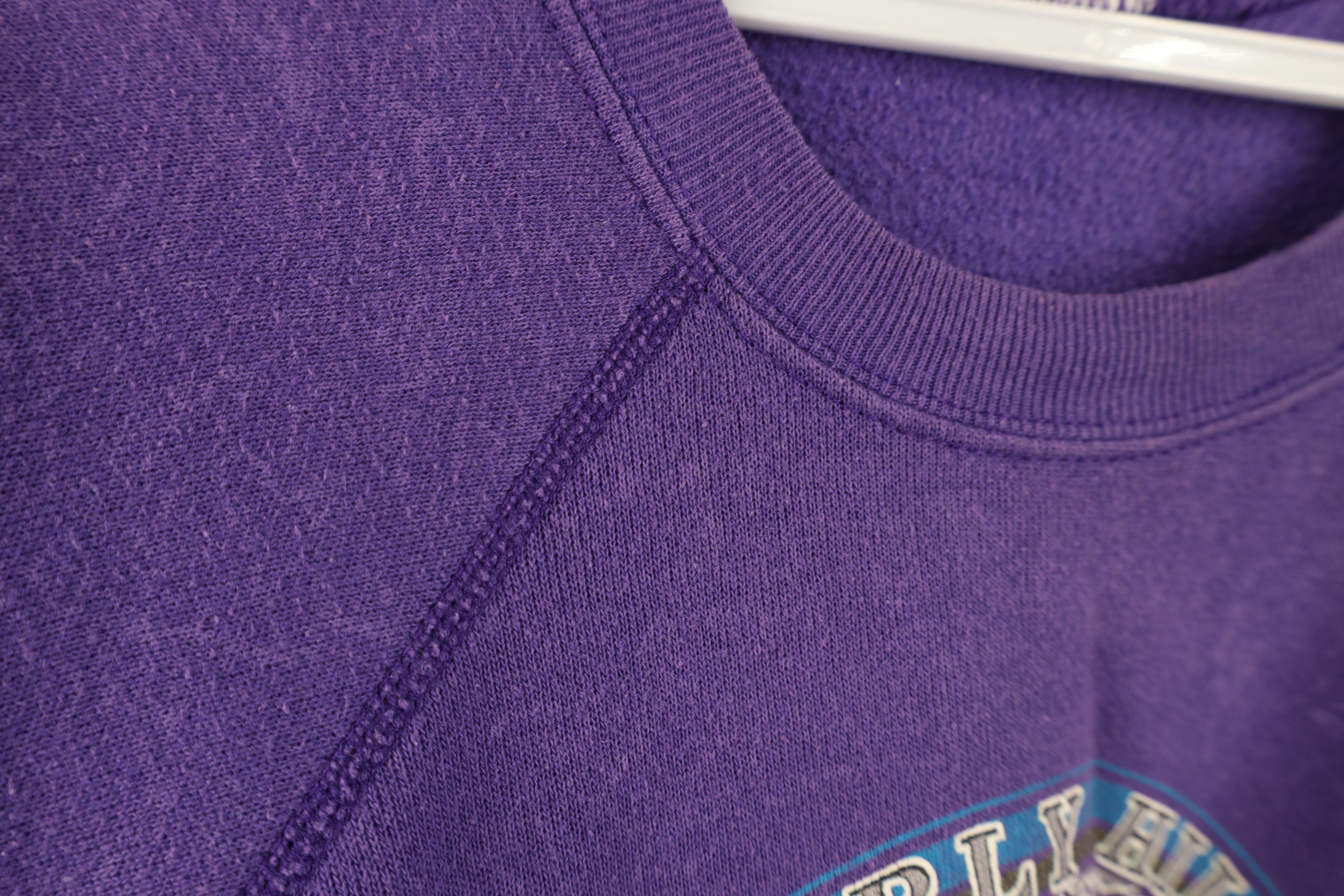 Vintage Vintage 90s Hills University Jaguars Sweatshirt Purple USA Size XL / US 12-14 / IT 48-50 - 8 Thumbnail