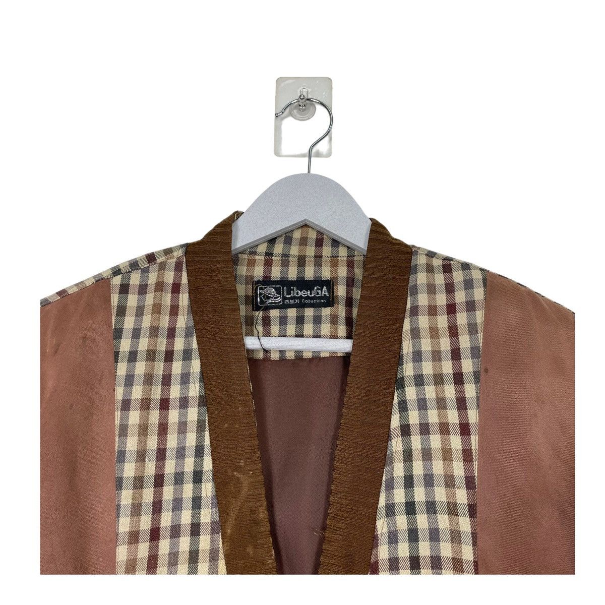 Issey Miyake × Japanese Brand × Vintage 💥80s LIBEUGA INSPIRED ISSEY MIYAKE CHECK BOMBER JACKET Size US L / EU 52-54 / 3 - 5 Thumbnail