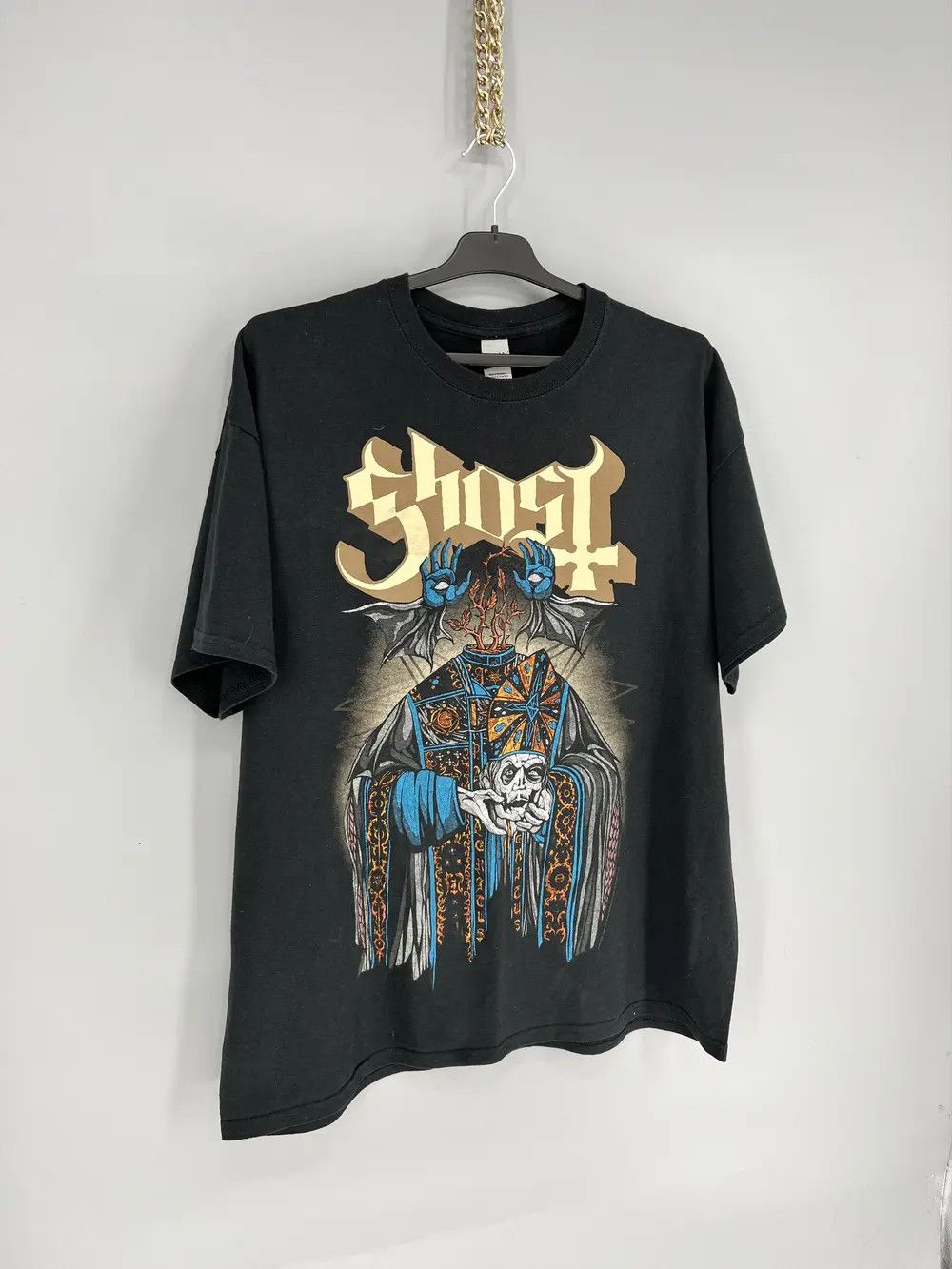Other Vintage 90s Ghost 666 Skulls Vamp Dead Face Horror Tee 90s Size US XL / EU 56 / 4 - 2 Thumbnail