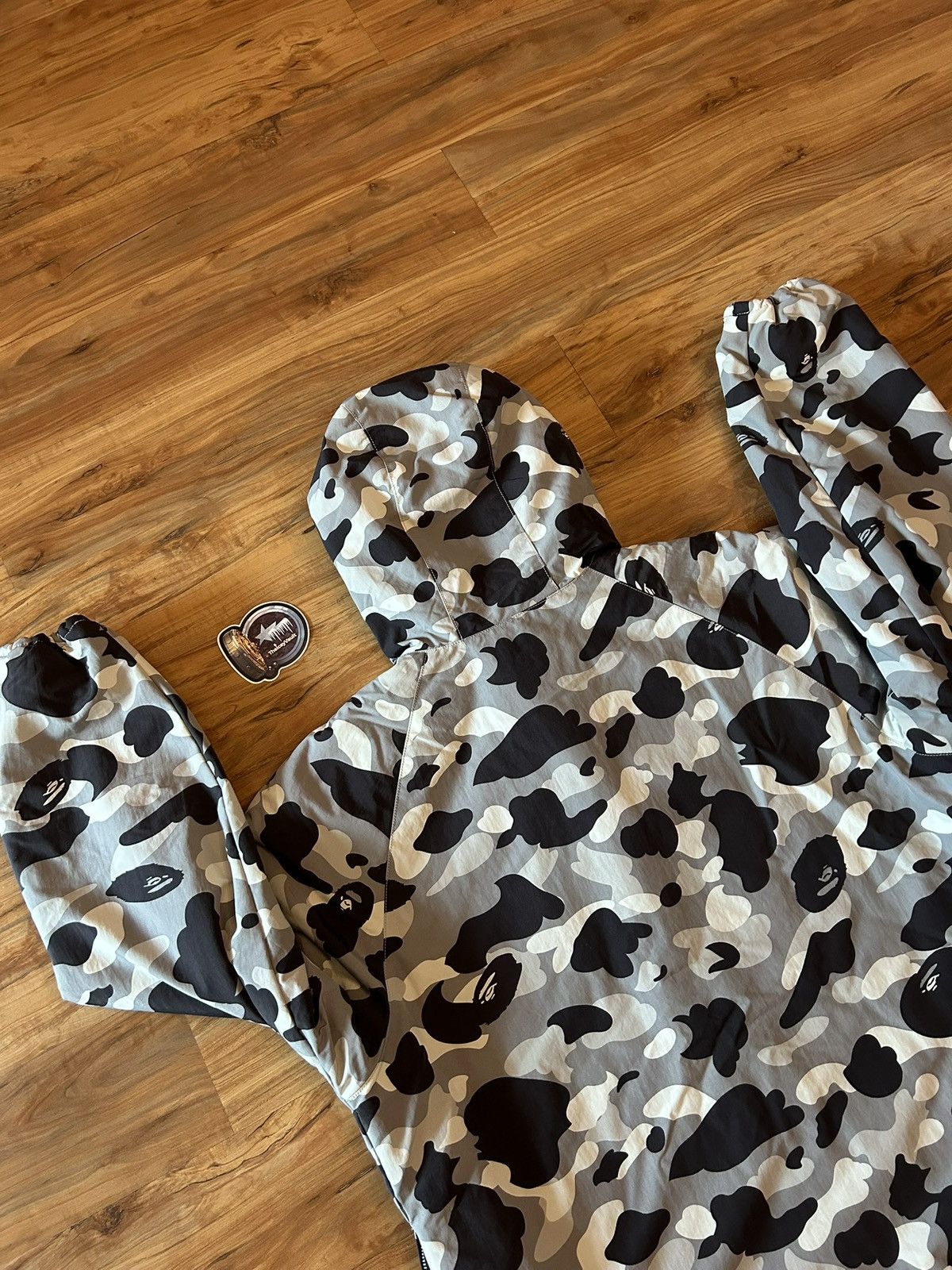 Bape OG Bape Snow Camo Quarter Zip Fleece Jacket Size US M / EU 48-50 / 2 - 9 Thumbnail