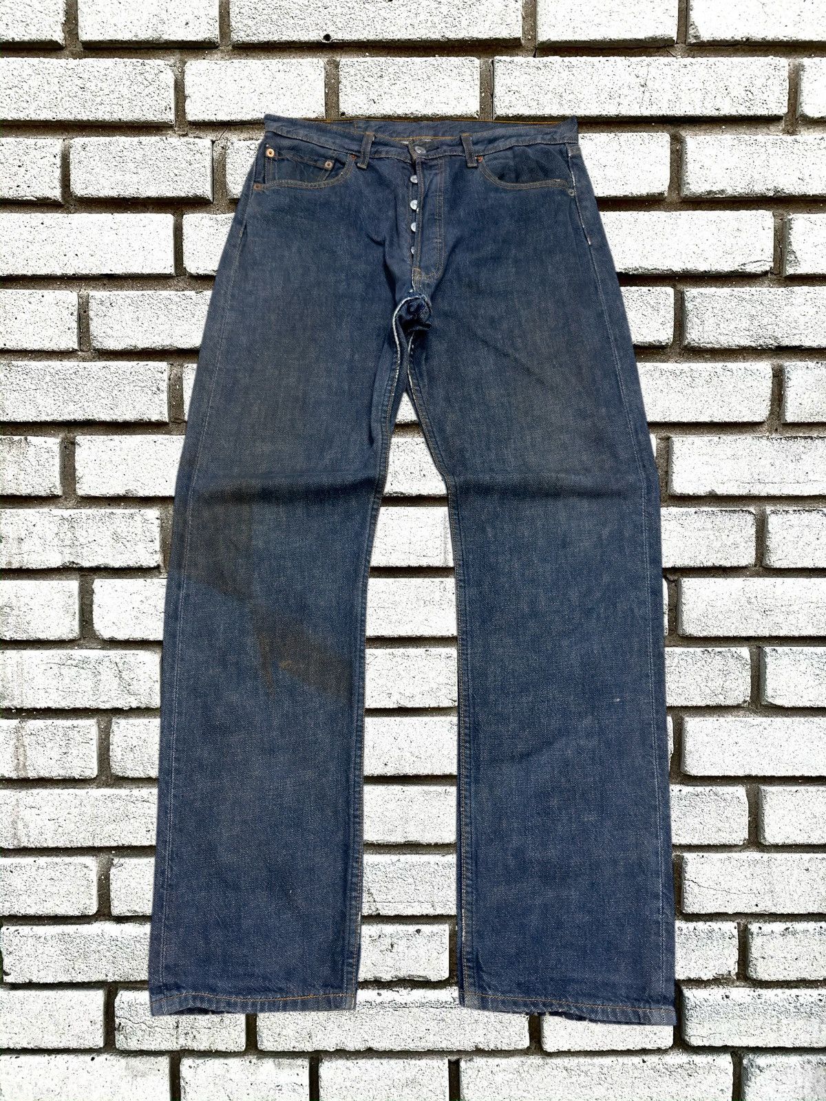 Vintage Levi’s 501 Rusty Mud Wash Distressed Jeans
