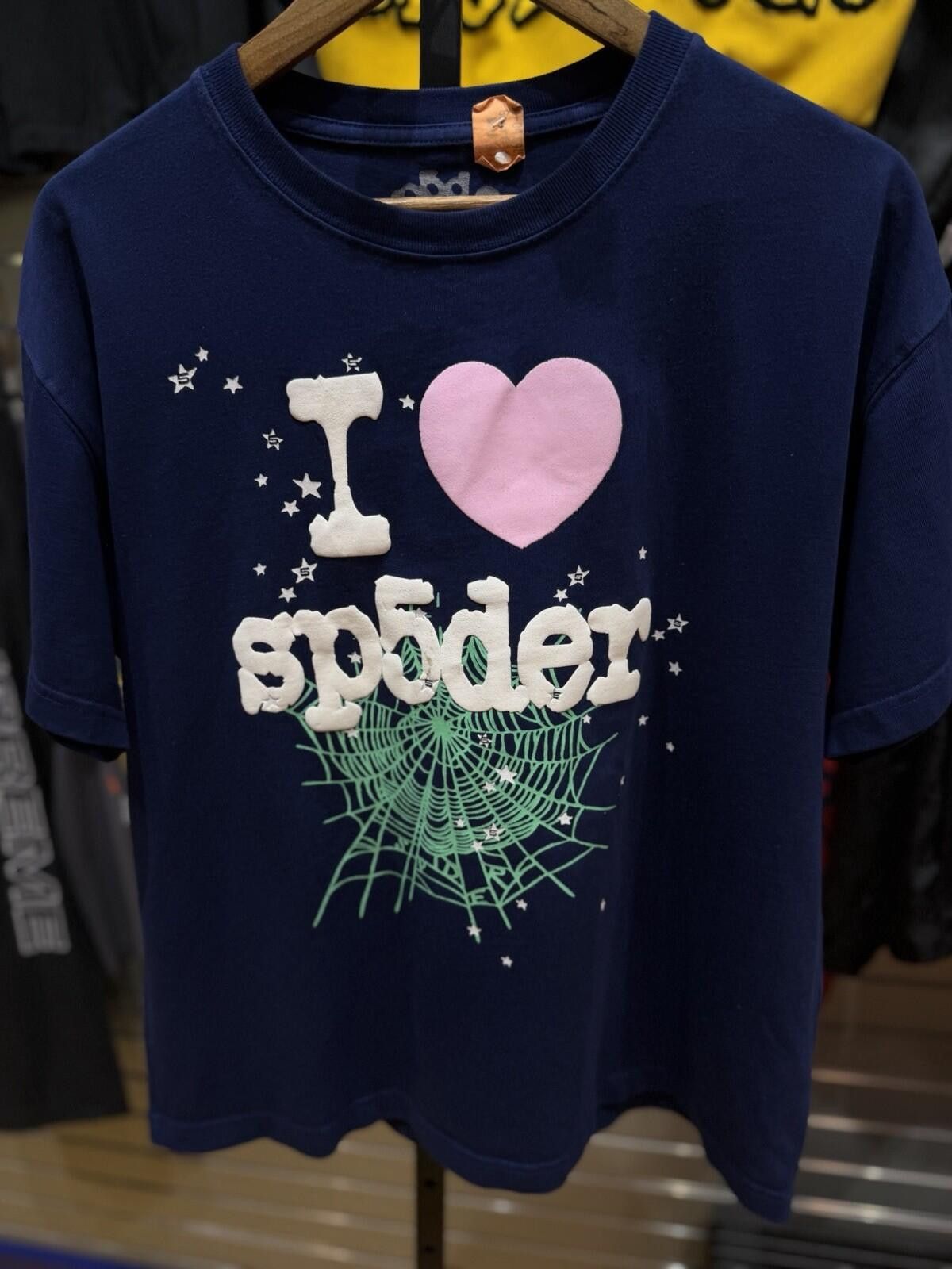 Other Sp5der OG Web V2 Tee Heart 100% Authentic Blue Size (S) Size US S / EU 44-46 / 1 - 2 Thumbnail