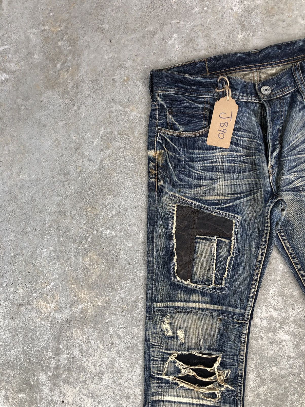 Who Decides War Japanese Difference Rupert Distressed Jeans ppfm style Size US 32 / EU 48 - 4 Thumbnail