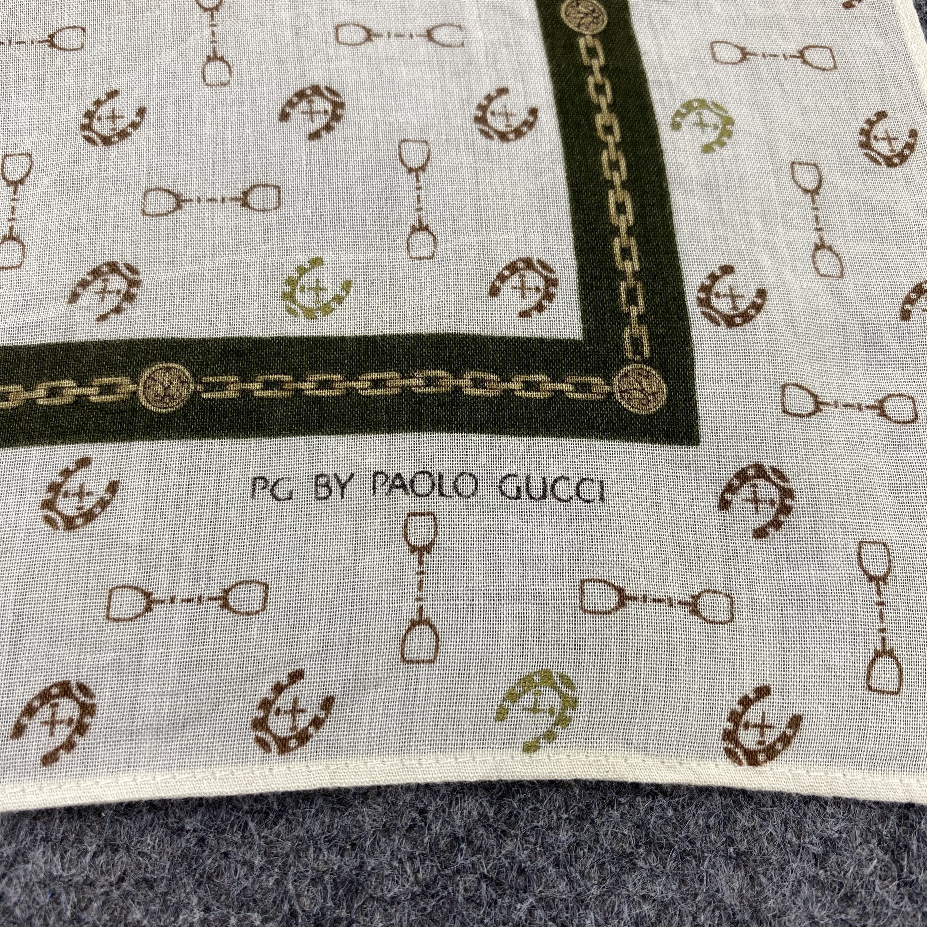 Paolo Gucci Paolo Gucci Handkerchief / Bandana / Neckerchief-B1341 Size ONE SIZE - 7 Thumbnail