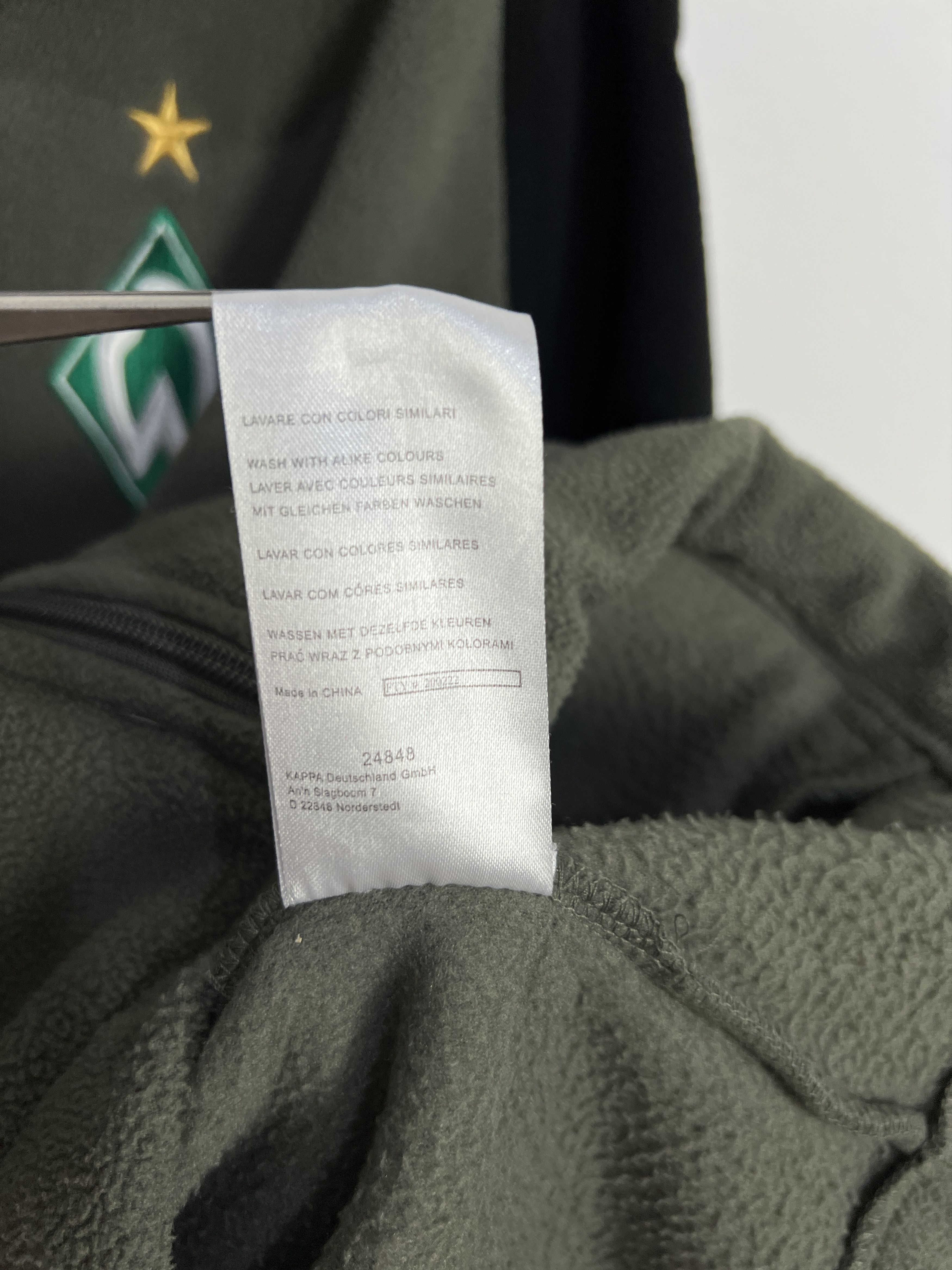 Kappa Vintage Kappa Werder Bremen Football Fleece Jacket Hooded Size US L / EU 52-54 / 3 - 9 Thumbnail