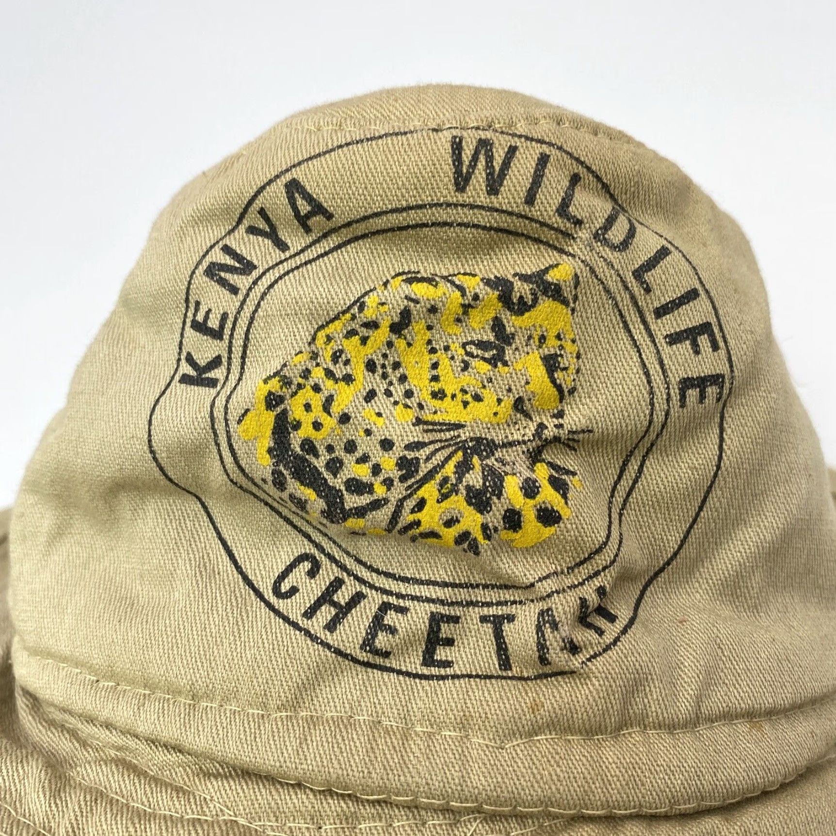 Vintage VINTAGE Khaki Cotton Safari Boonie Hat Men N/S/M Cheetah Wildlife 80s 90s Casual Size ONE SIZE - 2 Thumbnail