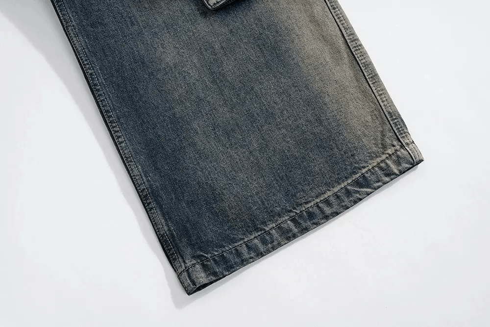 Designer × Vintage Jeans with ribbons and pockets style Harajuku y2k Size US 34 / EU 50 - 6 Thumbnail