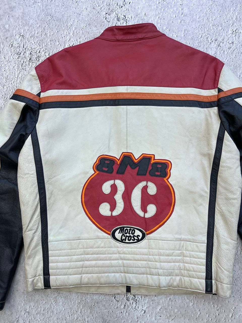 Vintage Vintage Y2K Racing Moto Leather Jacket Size US M / EU 48-50 / 2 - 12 Thumbnail
