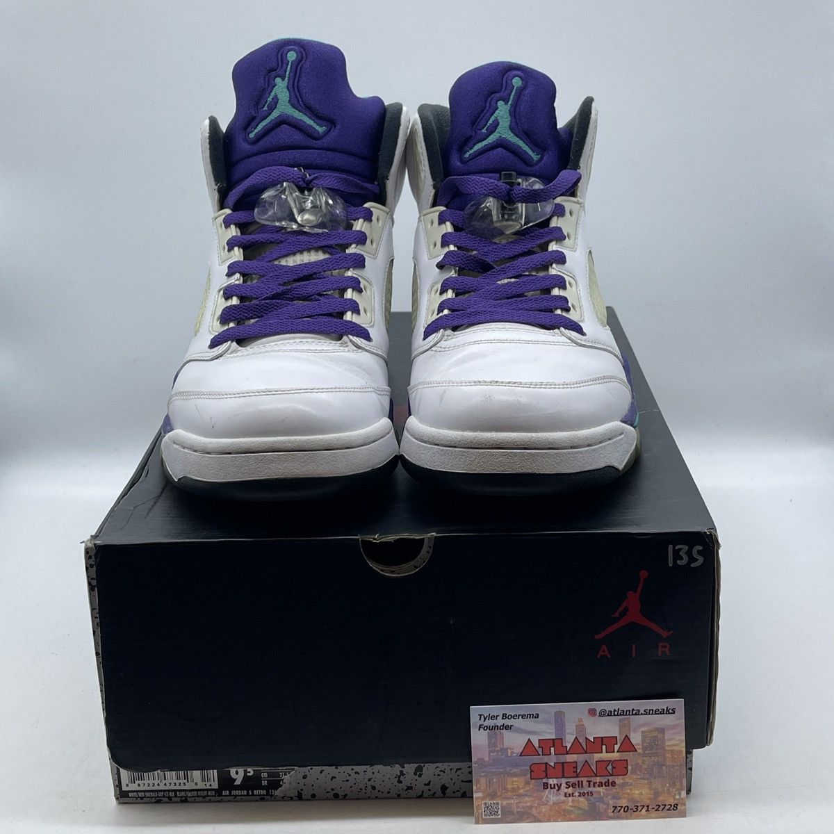 Jordan Brand Air Jordan 5 grape Size US 9.5 / EU 42-43 - 2 Thumbnail