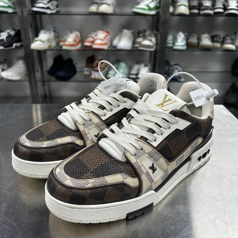 Louis Vuitton Louis Vuitton Checkerboard Low-Top Trainers -2508 Size US 8.5 / EU 41-42 - 1 Thumbnail