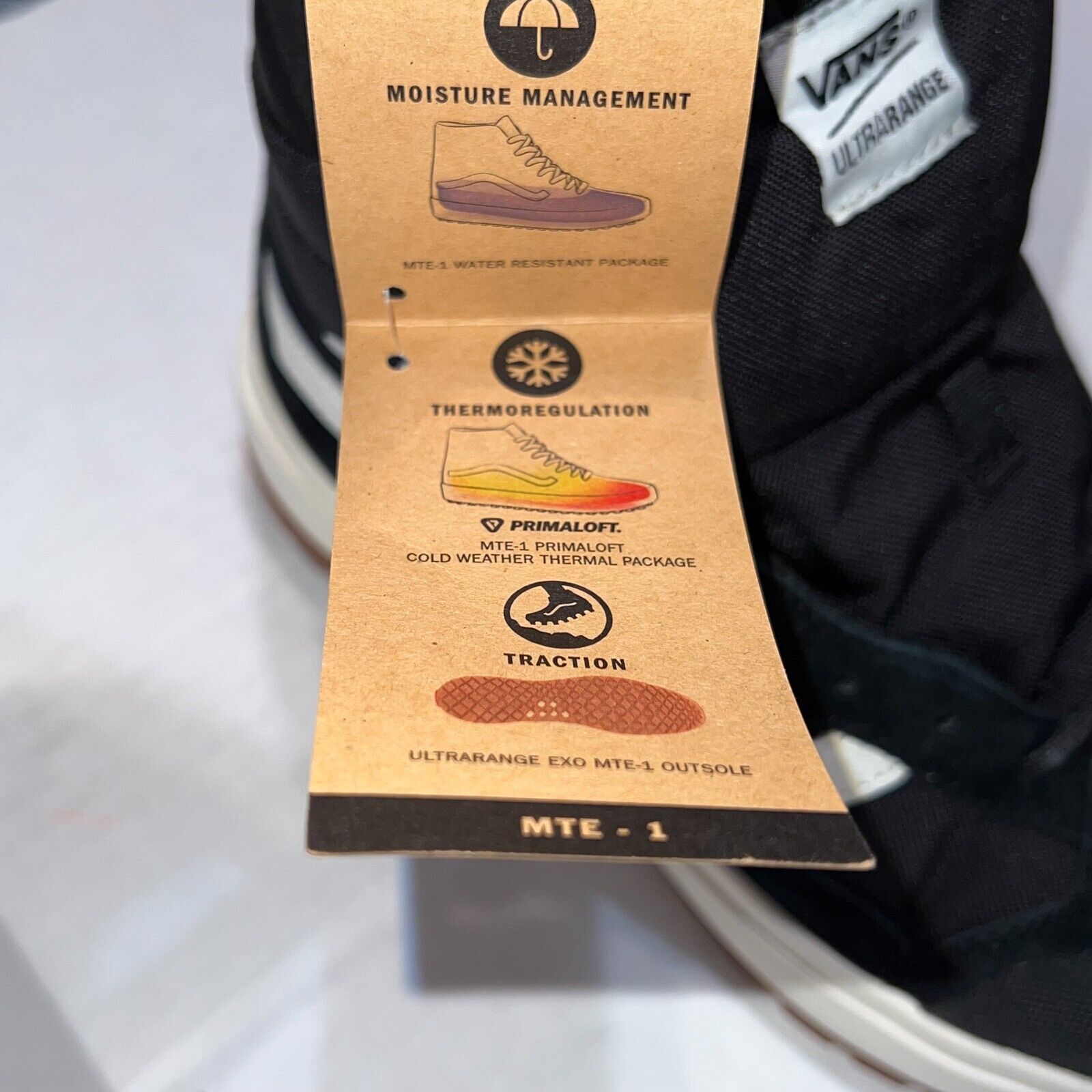 Vans Vans Ultra Range EXO Hi MTE-1 Hiking Trail Boots Black 8.5 Size US 8.5 / EU 41-42 - 17 Thumbnail