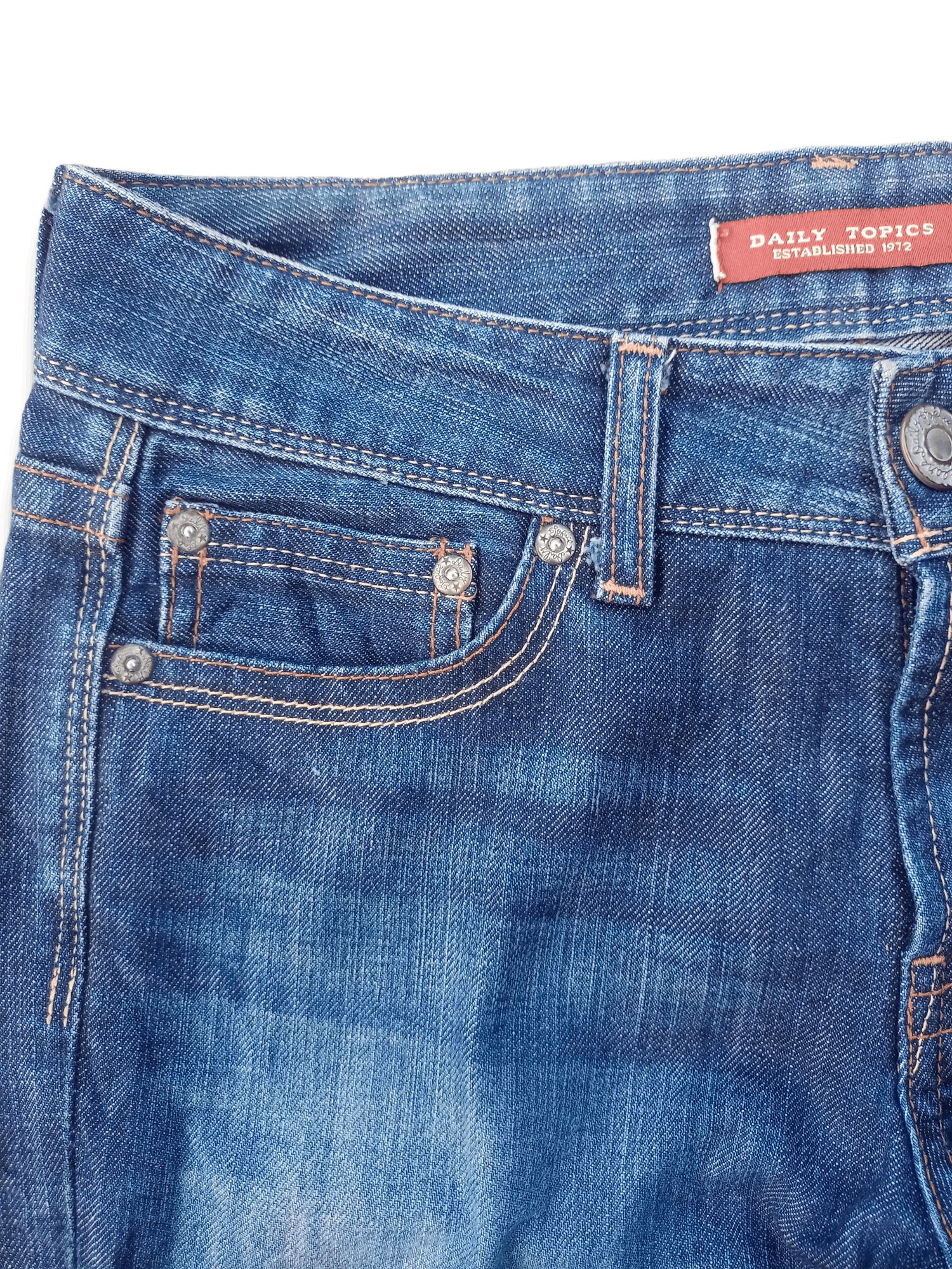 Japanese Brand Vintage Japanese Brand Blue Wash Distressed Flare Jeans Size US 28 / EU 44 - 4 Thumbnail