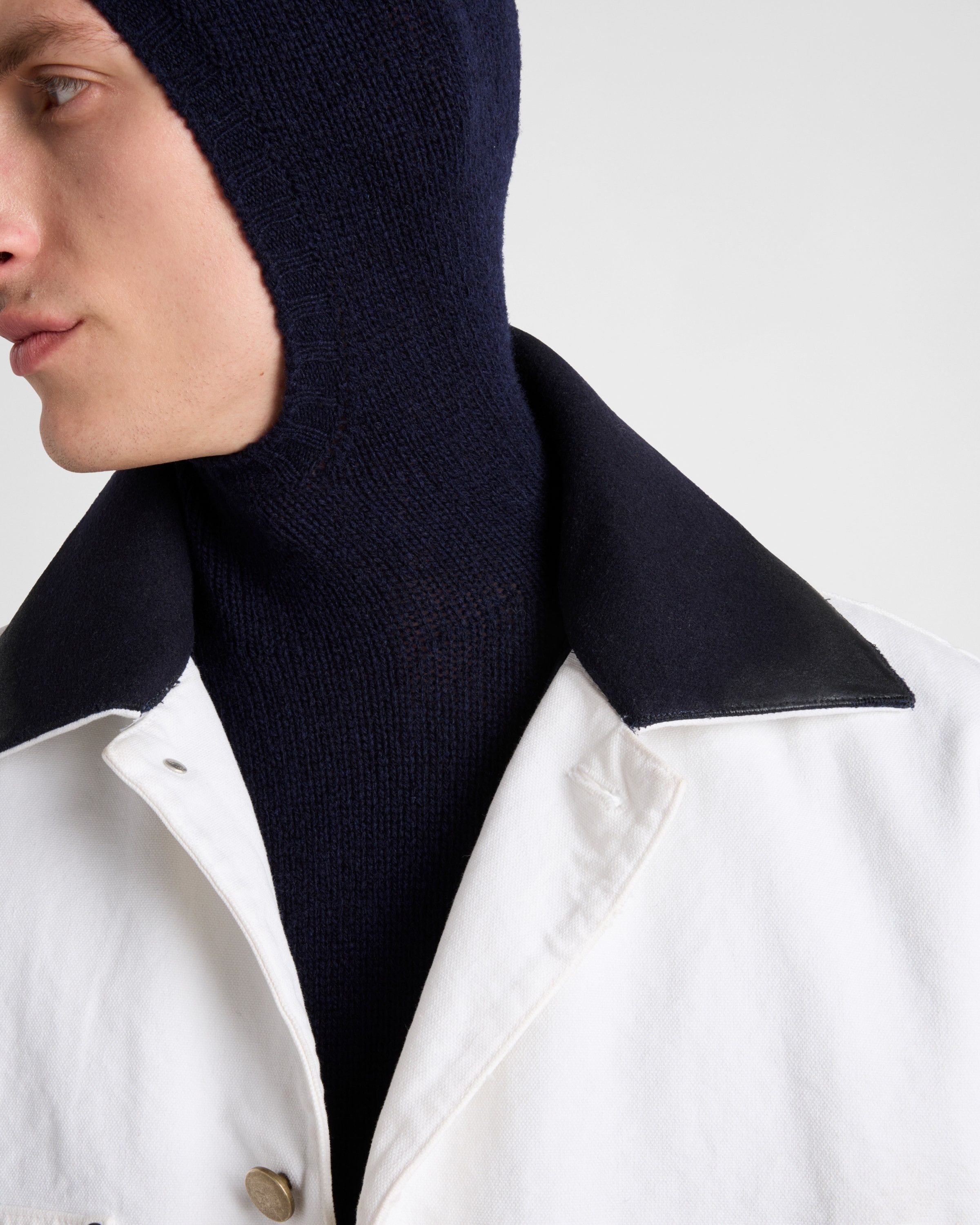 Prada o1bcso1str1025 Canvas Jacket in White Size US L / EU 52-54 / 3 - 4 Thumbnail