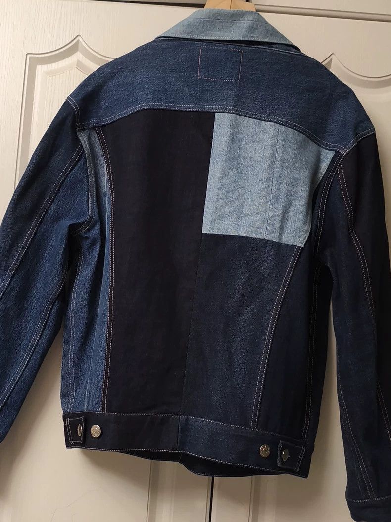 Acne Studios acne studios Color matching denim jacket 2503-Nextarrow Size US S / EU 44-46 / 1 - 6 Thumbnail