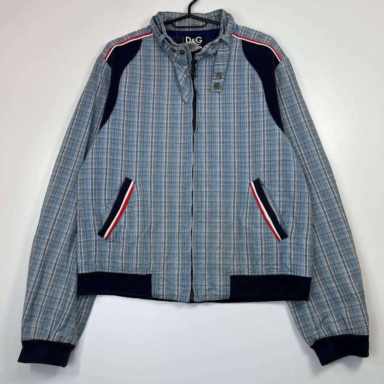 Dolce & Gabbana Dolce & Gabbana D&G Plaid Bomber Jacket Made In Italy Size L Size US L / EU 52-54 / 3 - 1 Thumbnail
