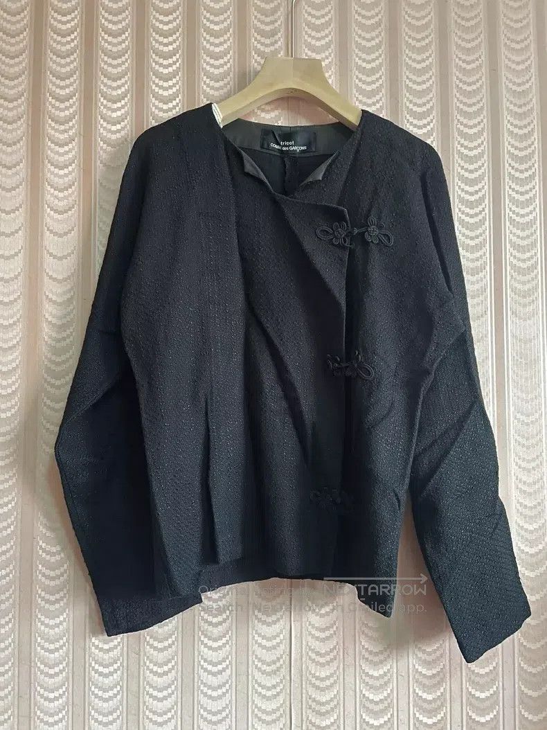 Comme des Garcons Comme Des Garcons Chinese Collar Asymmetric Stand Collar T Size M / US 6-8 / IT 42-44 - 1 Thumbnail