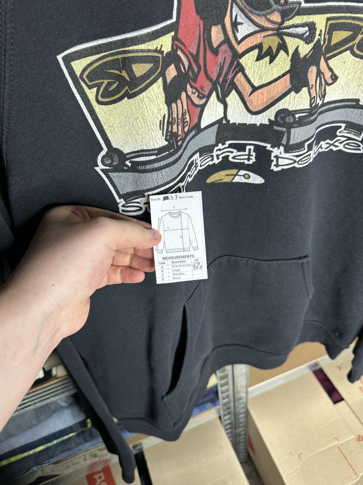 Other Standard Deluxe Vintage 90s DJ Rave Graphic Archival Hoodie Size US L / EU 52-54 / 3 - 6 Thumbnail