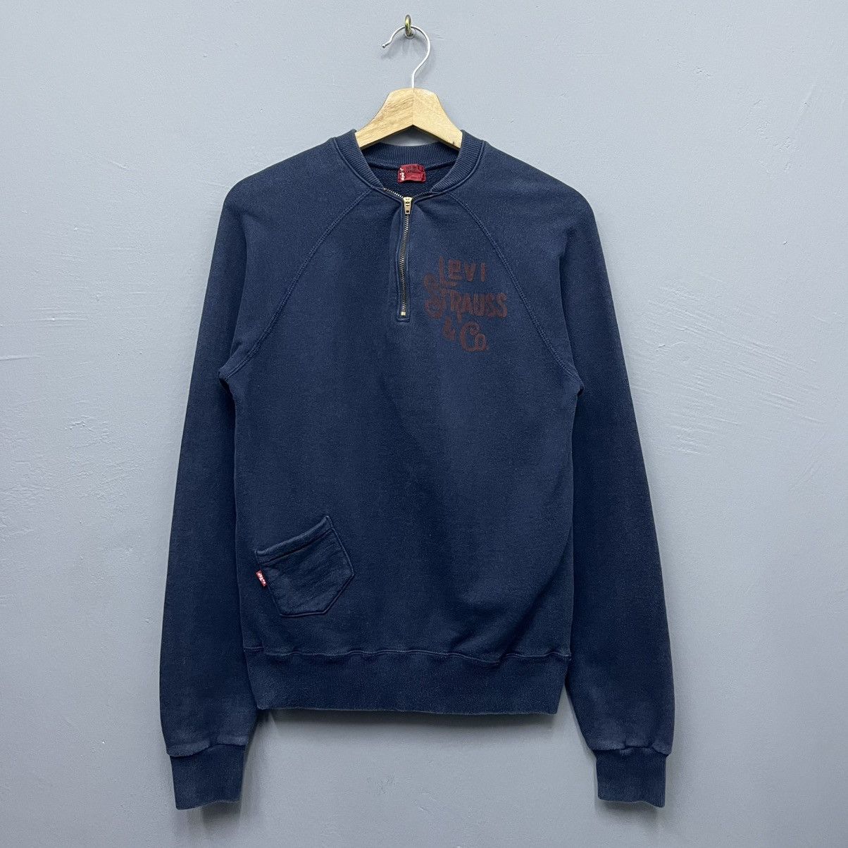 Levi's Vintage Levis Red Tab Quarter Zip Sweatshirt Size US M / EU 48-50 / 2 - 1 Thumbnail