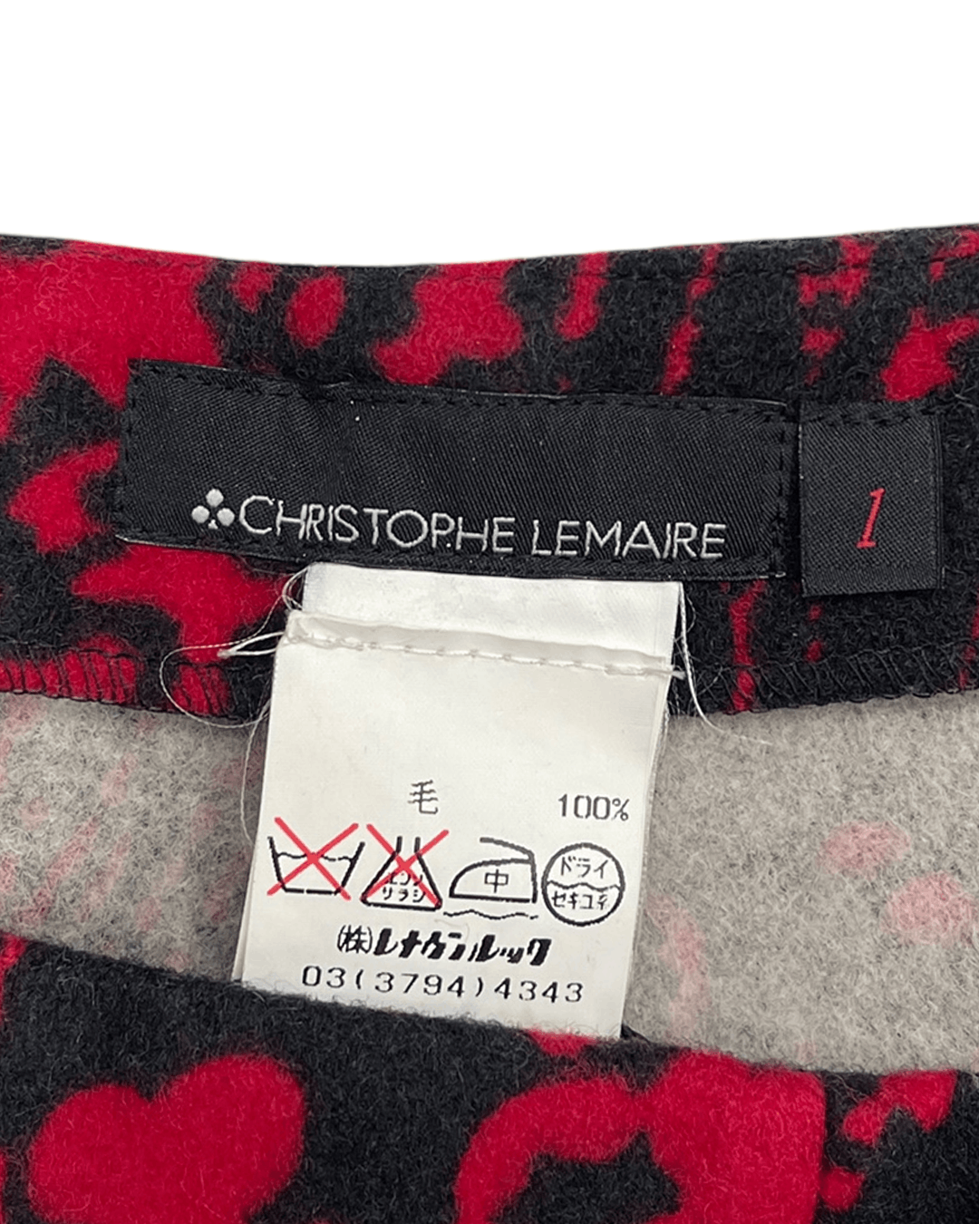Christophe Lemaire Christophe Lemaire 90s Nature Pattern Wool Trousers Size 29" - 9 Thumbnail