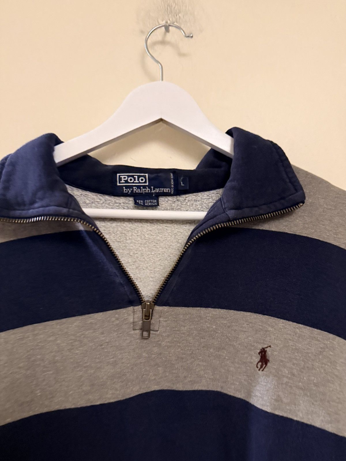 Polo Ralph Lauren Vintage Polo Ralph Lauren Fleece 1/4 Zip Size US L / EU 52-54 / 3 - 2 Thumbnail
