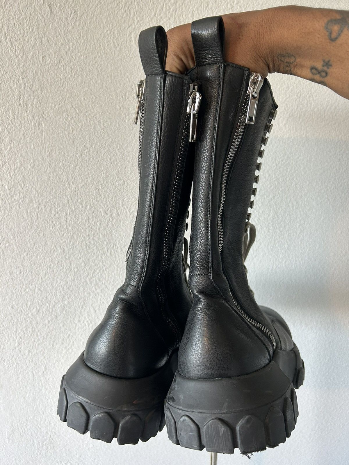 Rick Owens Rick Owen’s Megalace Bozo Tractor Boot Size US 9 / EU 42 - 5 Thumbnail