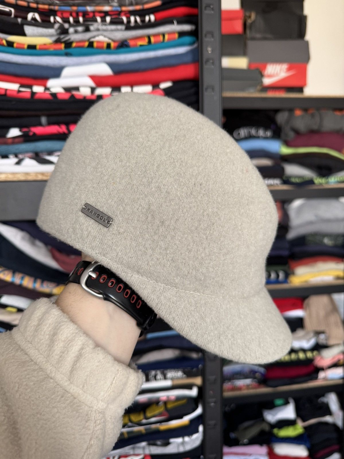 Japanese Brand × Kangol Kangol XL wool hat streetwear Size ONE SIZE - 3 Thumbnail