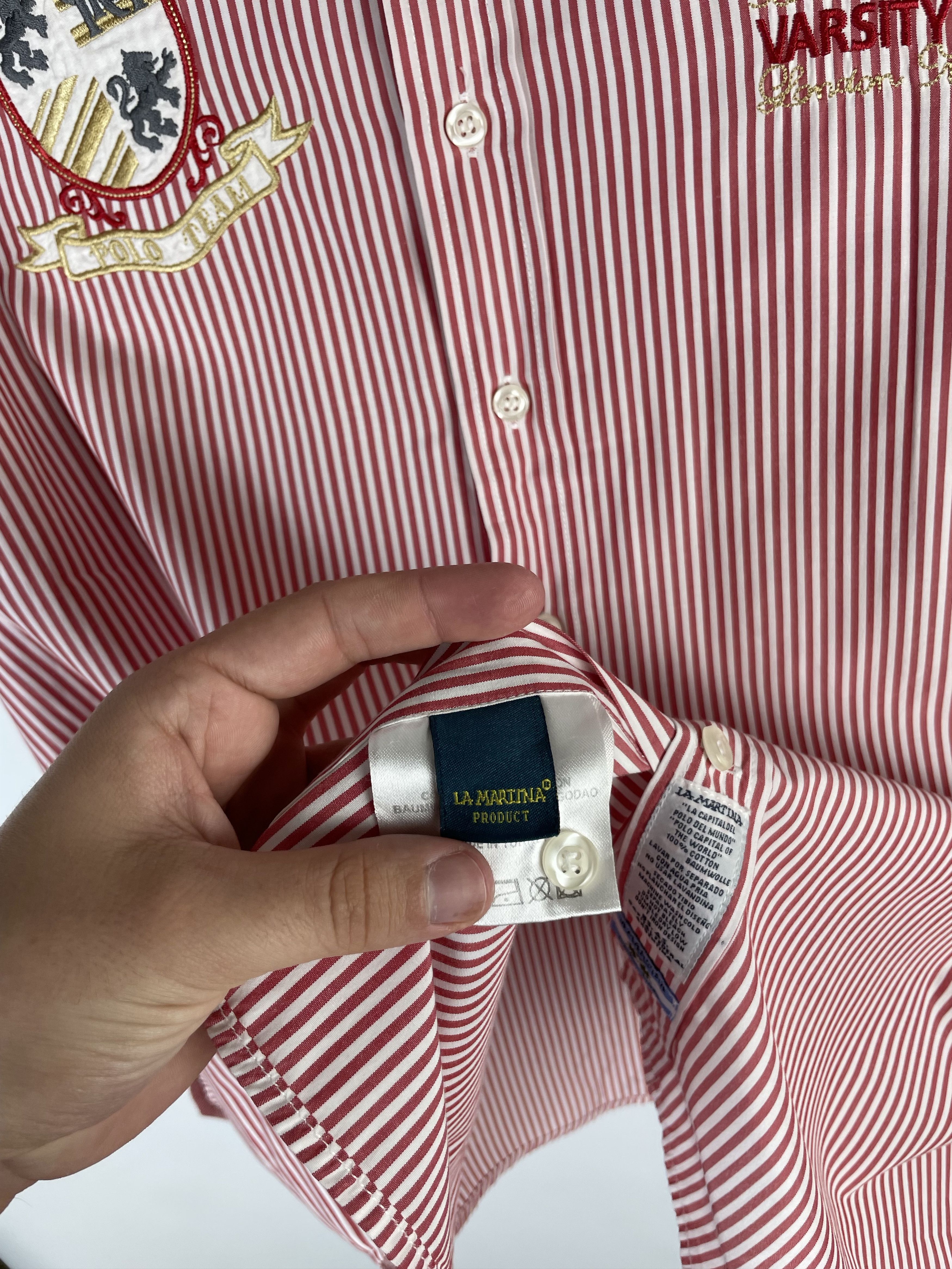 La Martina La Martina Shirts Button Ups Vintage Size US XXL / EU 58 / 5 - 8 Thumbnail