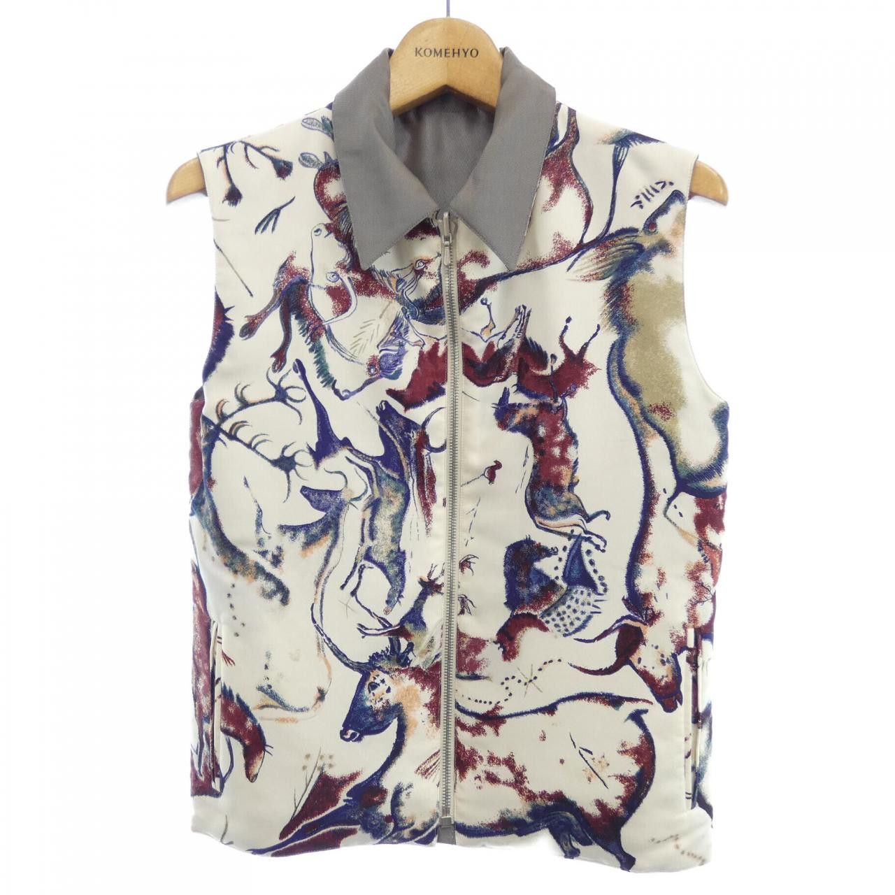 Hermes Hermes Hermes PREMIERES MAINS Twillene Silk Cotton Vest XS Cotton Tops DUTY FREE for USA Size ONE SIZE - 1 Thumbnail