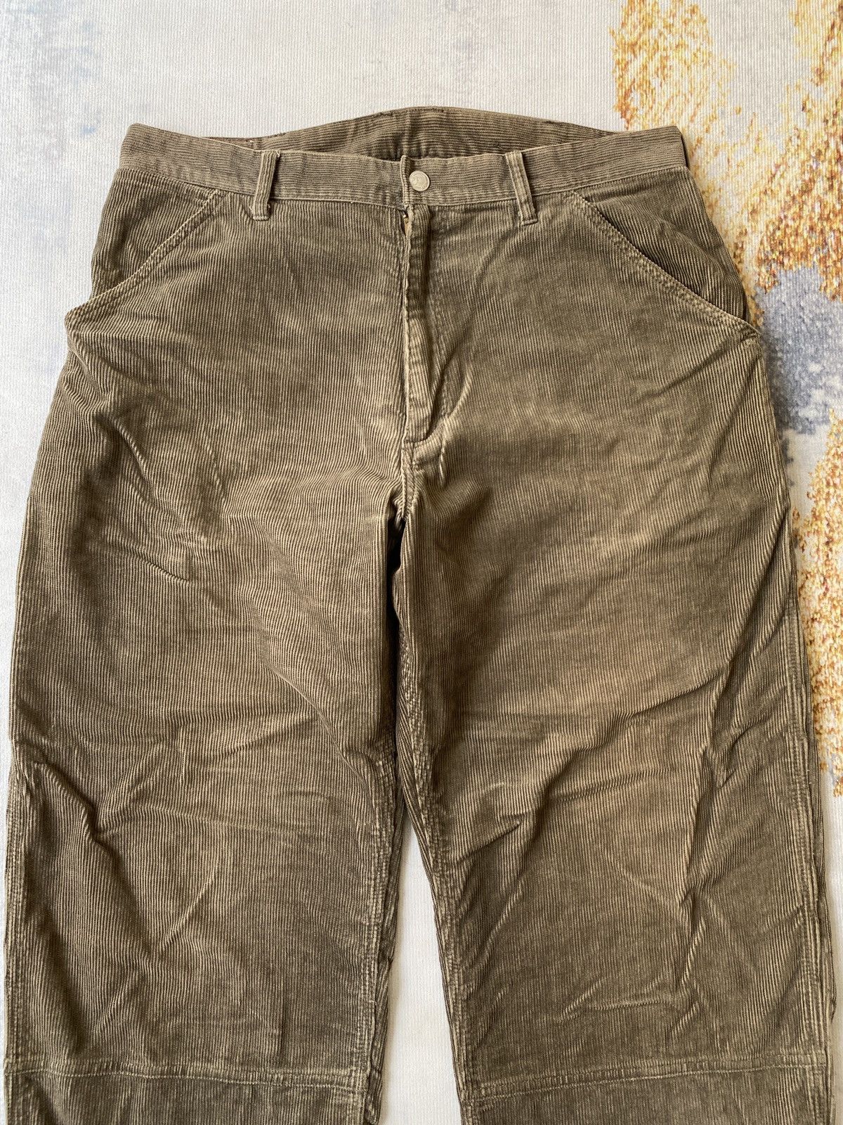 Japanese Brand MackDaddy Japan Streetwear Baggy Carpenter Corduroy Pant Size US 34 / EU 50 - 5 Thumbnail