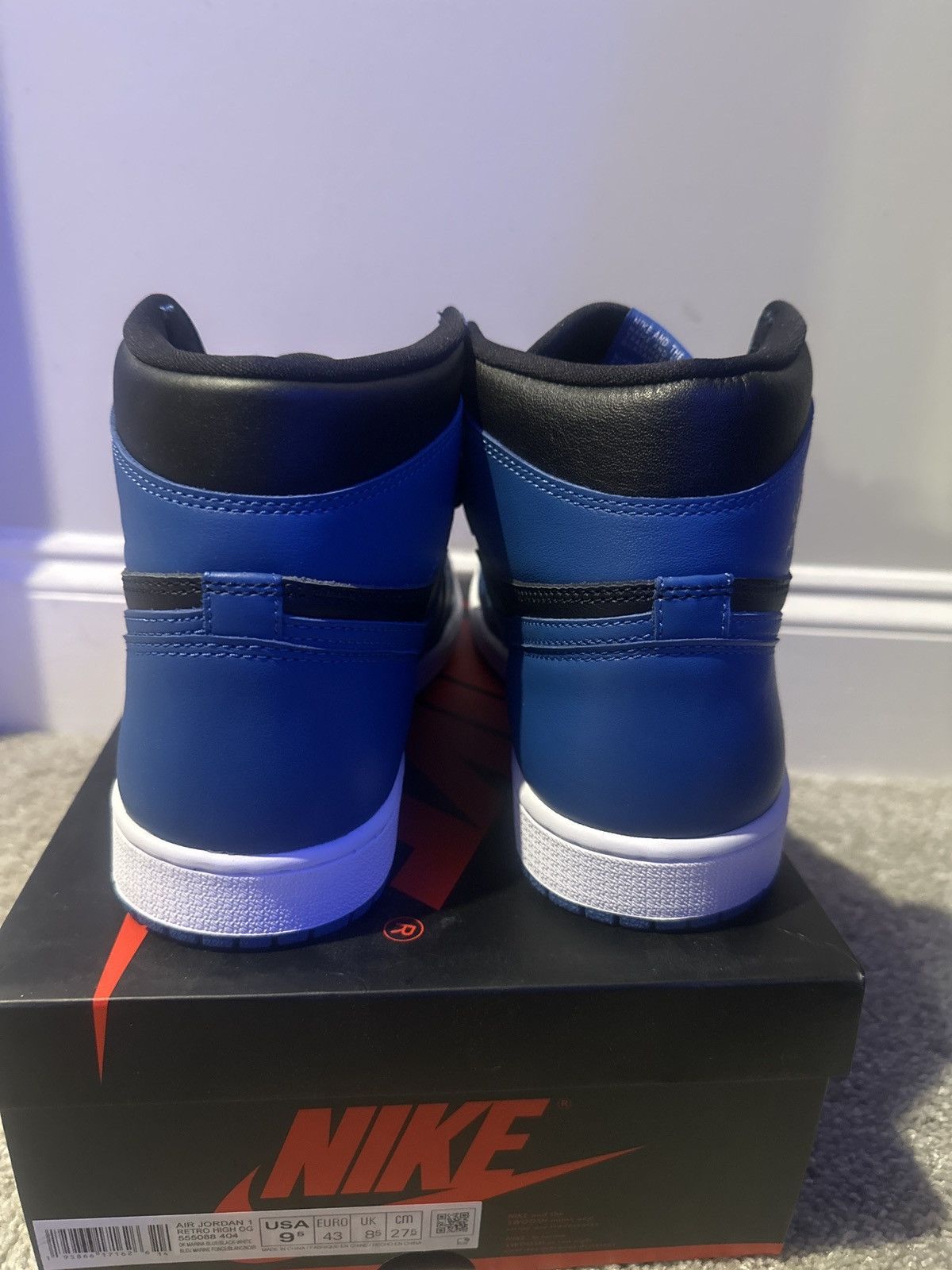 Jordan Brand × Nike Jordan 1 Dark Marina blue Size US 9.5 / EU 42-43 - 4 Thumbnail