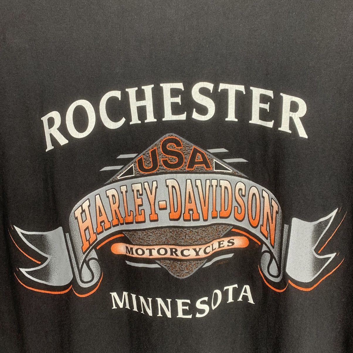 Harley Davidson 90s Vintage Harley Davidson T-Shirt Size US XL / EU 56 / 4 - 16 Thumbnail