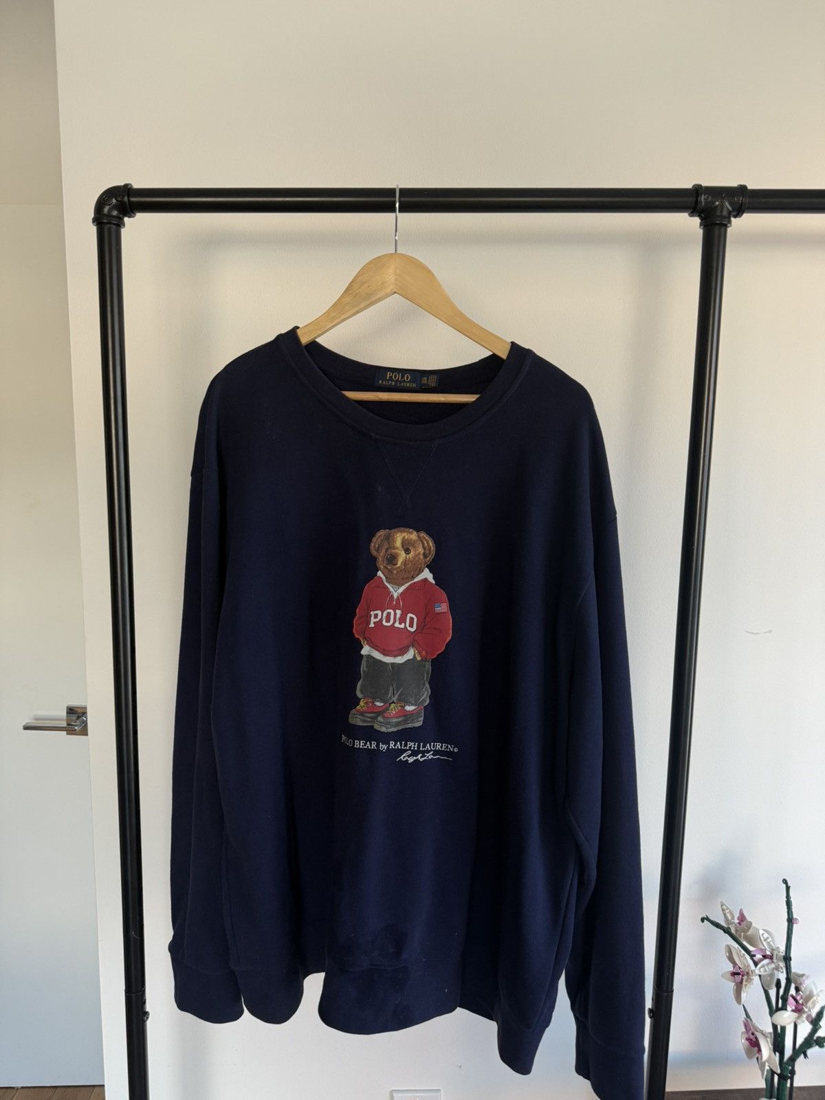 Polo Ralph Lauren Polo Ralph Lauren Teddy Bear Crewneck Sweatshirt Size US XXL / EU 58 / 5 - 1 Thumbnail