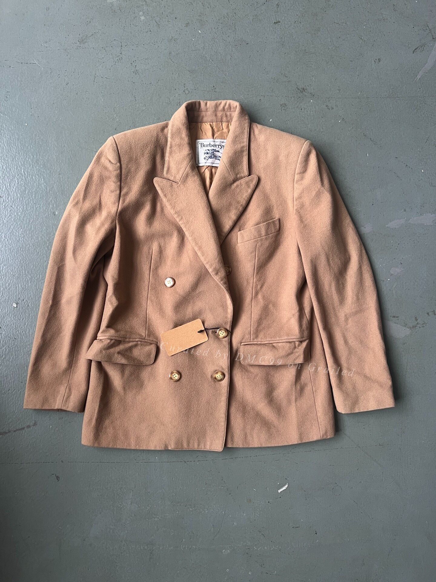 Vintage Vintage Burberry Wool-Cashmere Jacket Size US M / EU 48-50 / 2 - 1 Thumbnail