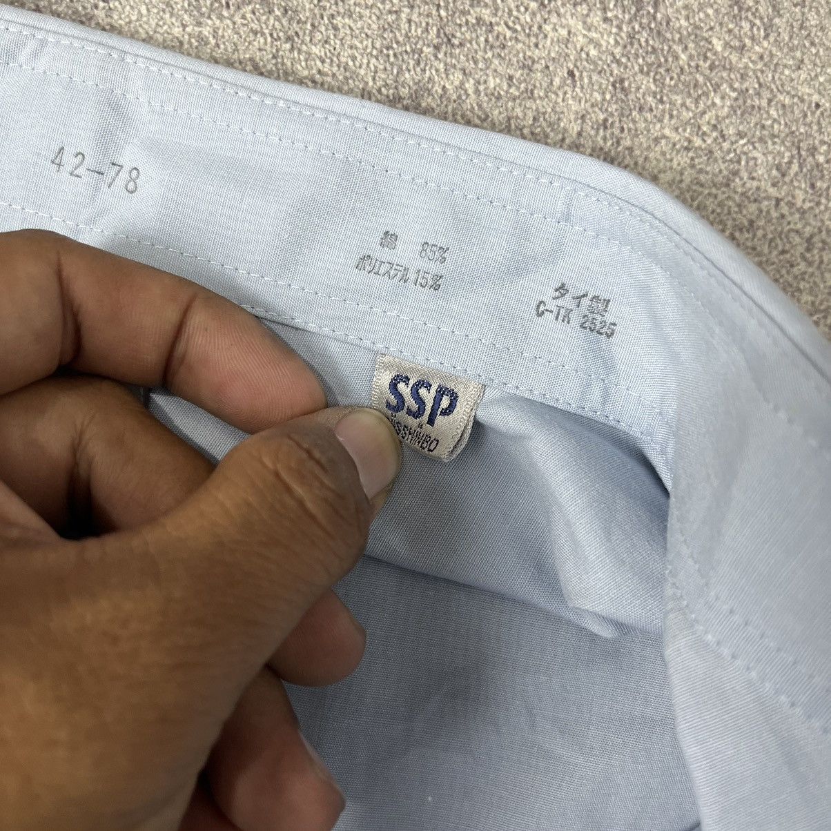 Issey Miyake × Japanese Brand × Vintage Issey miyake design studio plain shirt Size US L / EU 52-54 / 3 - 6 Thumbnail