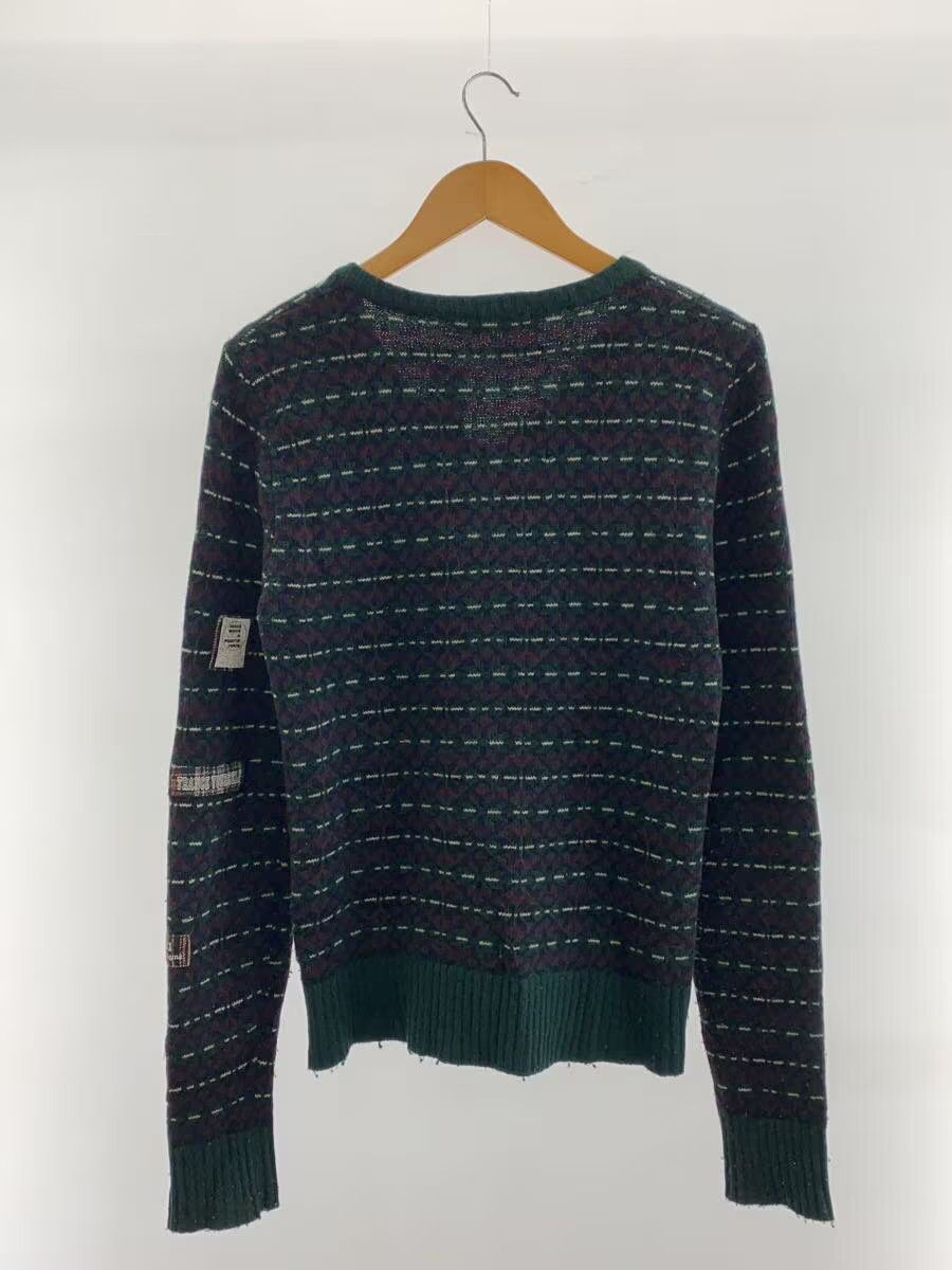 Raf Simons Archive Patchwork V Neck Wool Knit Sweater Size US S / EU 44-46 / 1 - 2 Thumbnail